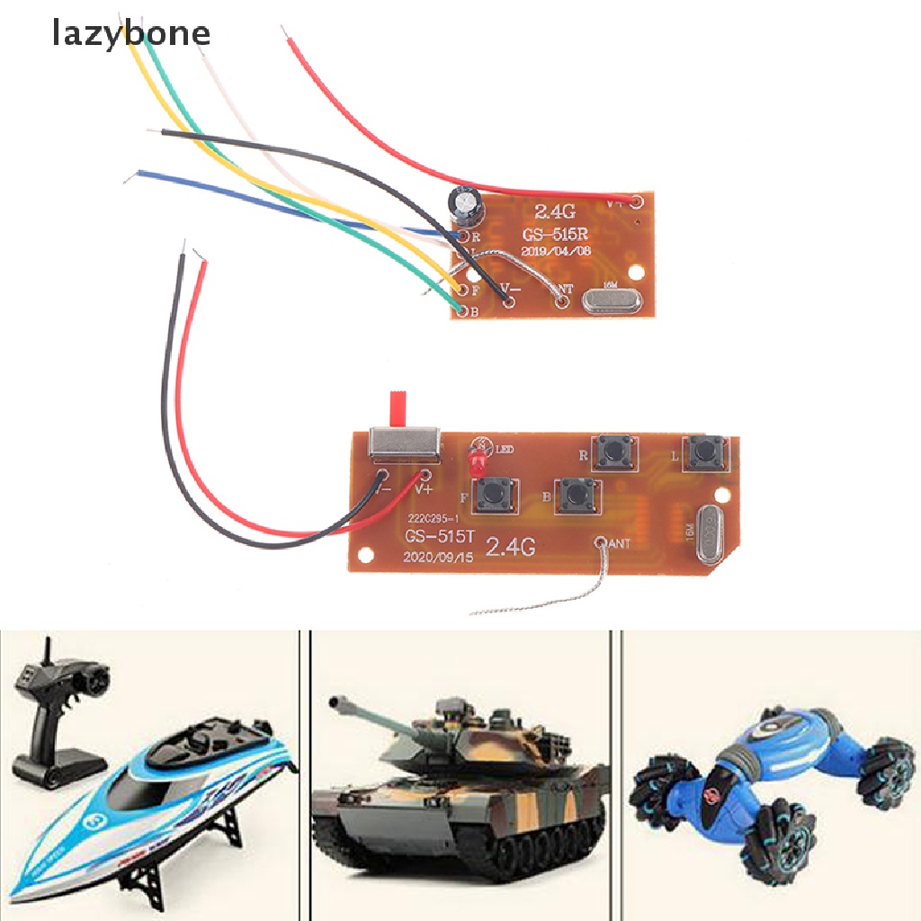 Bảng Mạch Ăng Ten Truyền Nhận Tín Hiệu Điều Khiển Từ Xa 2.4G 4CH Cho Xe Hơi RC