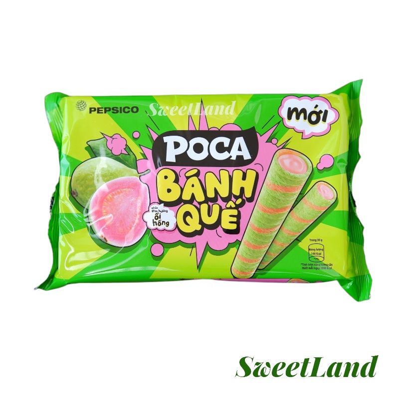 Bánh quế nhân kem Poca gói 115g