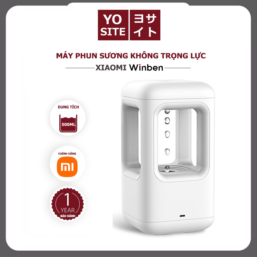 Máy phun sương tạo ẩm Xiaomi Youpin Winben 500ML máy phun sương không trọng lực tích hợp đèn ngủ | BigBuy360 - bigbuy360.vn