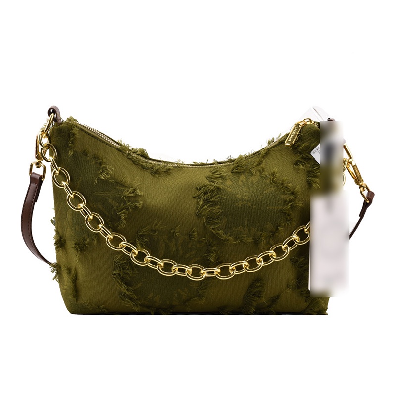 Túi Đeo Chéo Màu Xanh Lá Thiết Kế Độc Đáo Cho Nữ