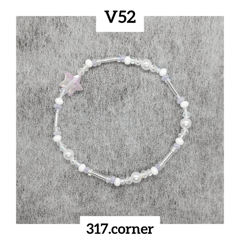 Vòng tay hạt cườm phối ngôi sao hologram - V52 - 317.corner