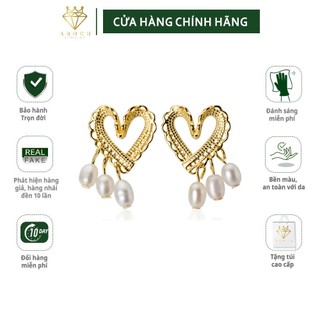 Khuyên tai bạc Ý s925 trái tim tình yêu G3154 - AROCH Jewelry