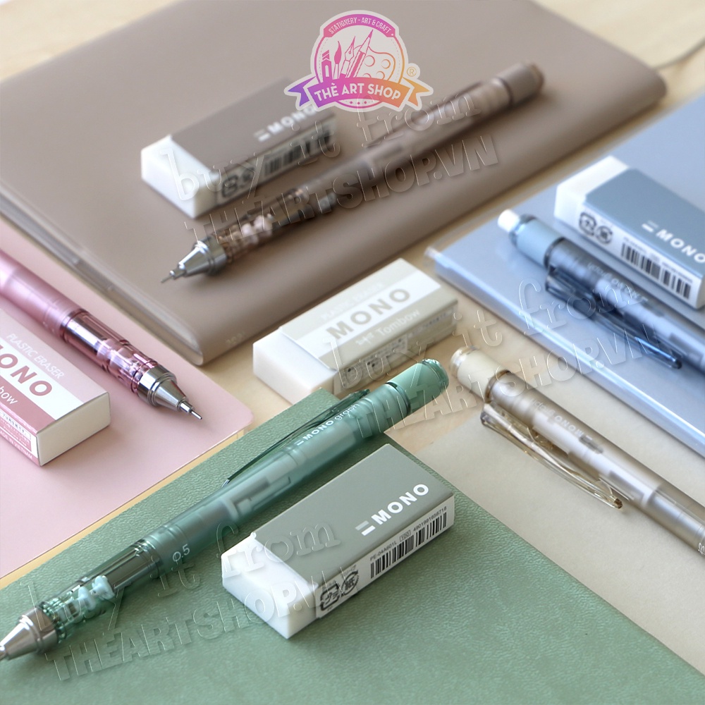 Bút chì cơ khí lắc đẩy ngòi TOMBOW Mono Graph màu DUSTY limited THEARTSHOP