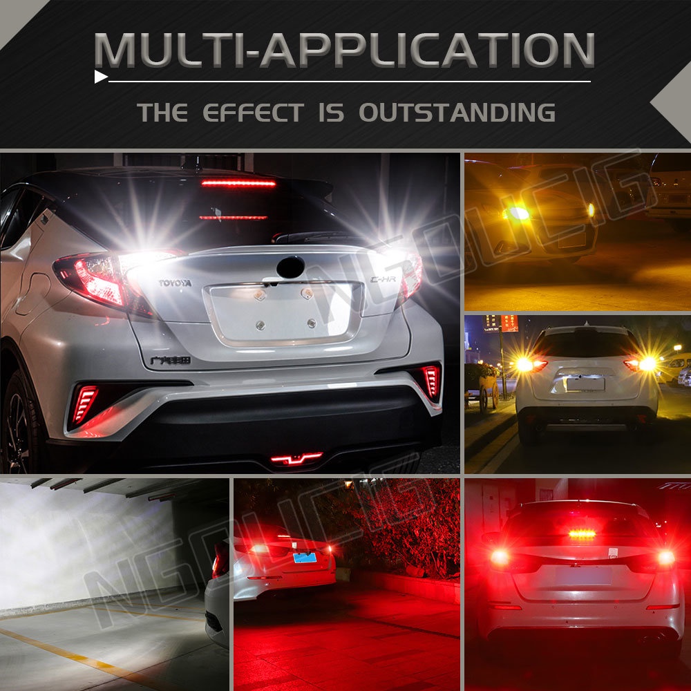 Bóng Đèn Led Tín Hiệu 57SMD 1156 1157 BAU15S BA15S P21W BAY15D P21 5W DC12V Chuyên Dụng Cho Xe Mô Tô