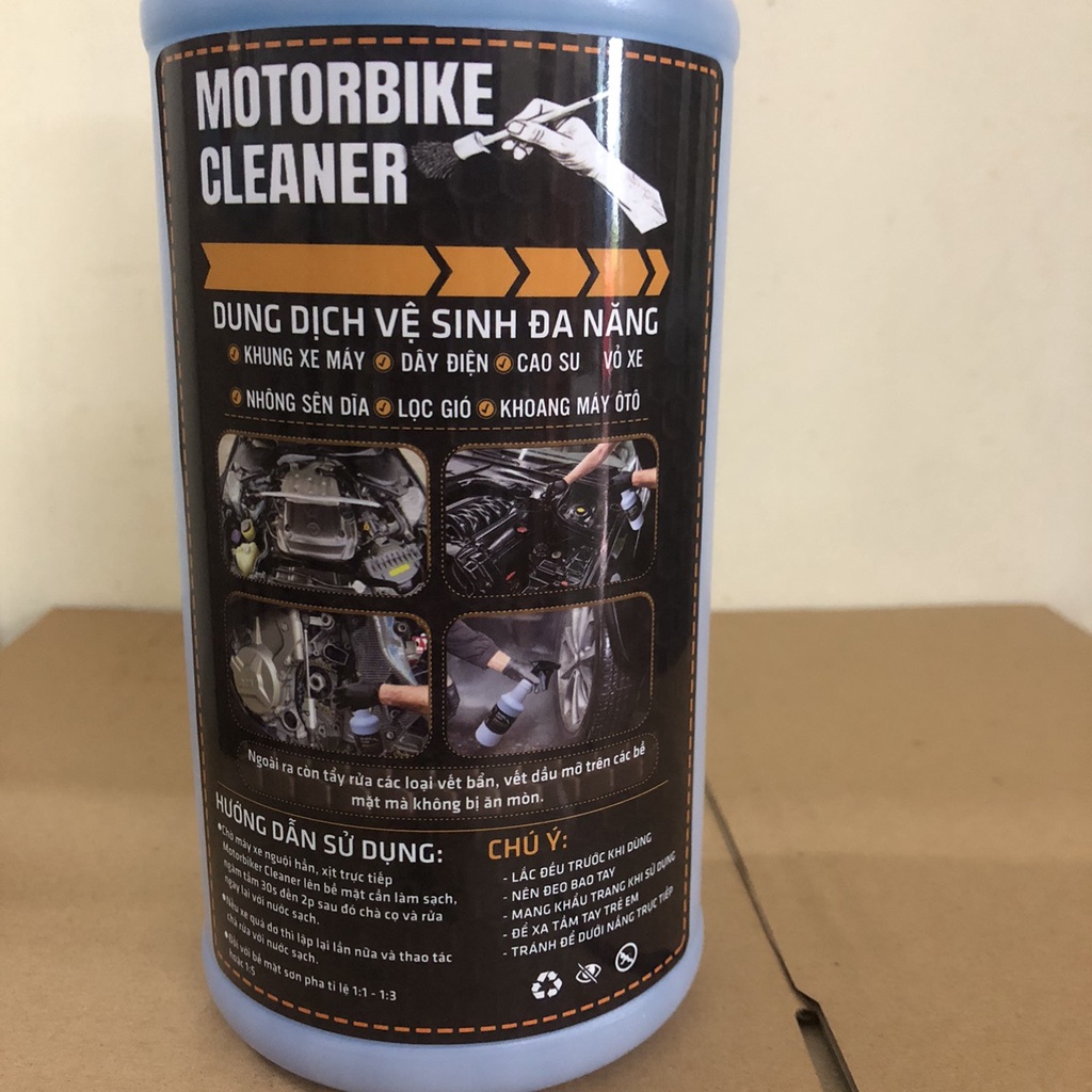Motobike clean Motorbike Cleaner - Dung Dịch Vệ Sinh Đa Năng vệ sinh nhông sên dĩa, khung sườn vệ sinh full xe