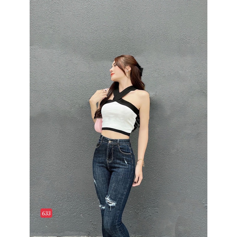 Quần Jean Nữ mẫu mới  ❤️A-T Fashion❤️ Quần Bò Nữ cạp cao thời trang hiện đại trẻ trung - QJN501
