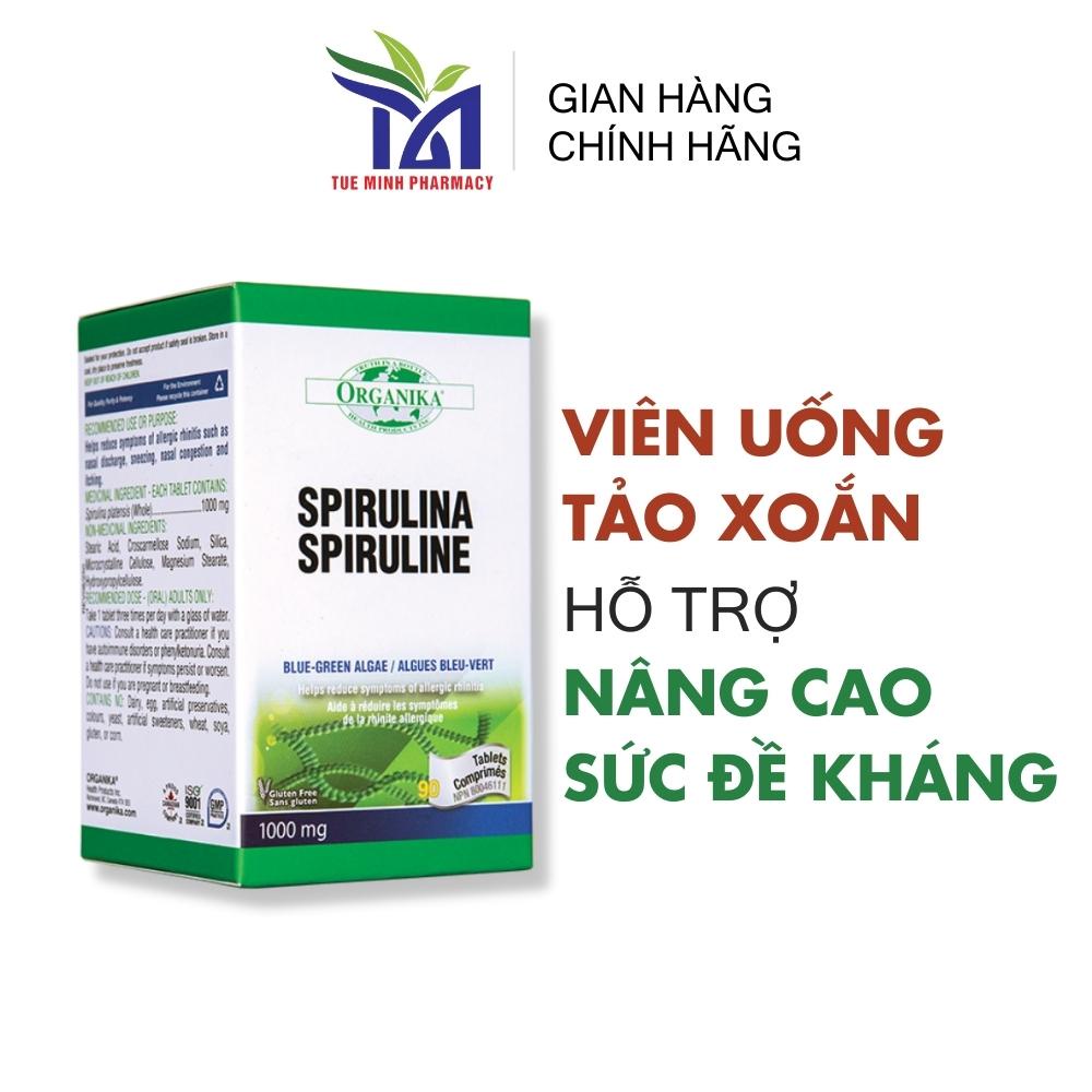 [TPCN Chính Hãng] Viên Uống Tảo Xoắn ORGANIKA SPIRULINA Tăng Cường Sức Đề Kháng Cải Thiện Viêm Mũi Dị Ứng Sổ Mũi Hắt Hơi