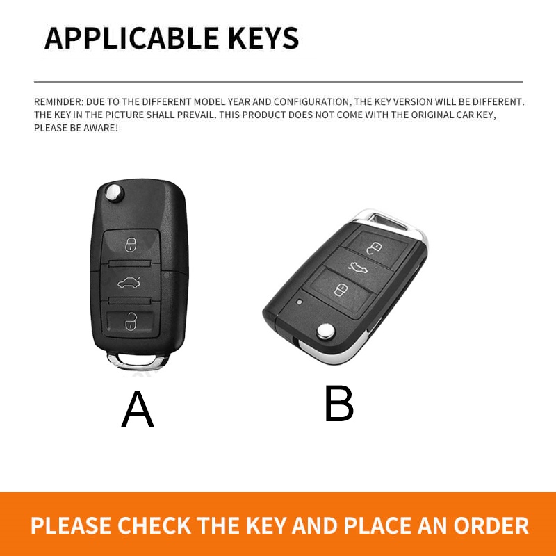 VOLKSWAGEN Ốp Bảo Vệ Chìa Khóa Xe Hơi Bằng Kim Loại Thiết Kế Sang Trọng Cho Sagitar Tiguan Lavida Plus Golf Tourang Lingdu