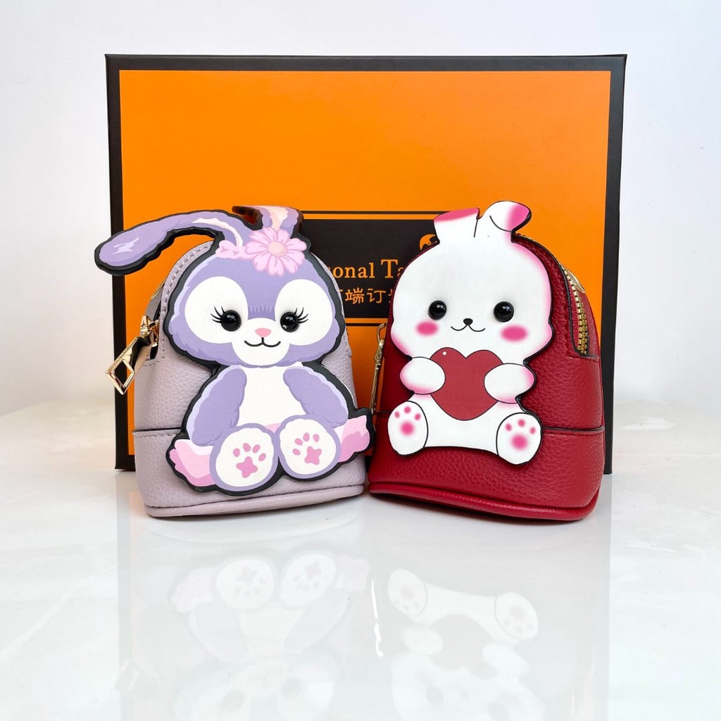 Túi mini đeo chéo cho bé hình thỏ cute kèm hộp siêu xinh xắn cho bé đi chơi