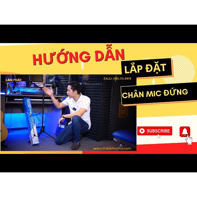 Chân đế micro đứng bom mic stand