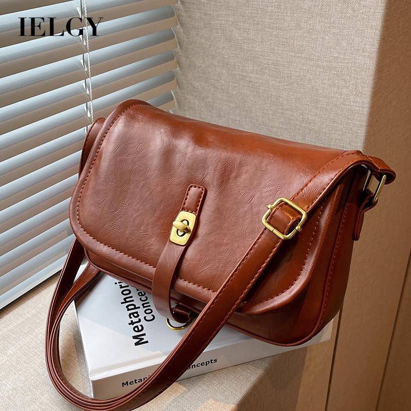 Túi Đeo Chéo Hình Vuông Nhỏ Màu Trơn Dễ Phối Đồ Thời Trang Cho Nữ