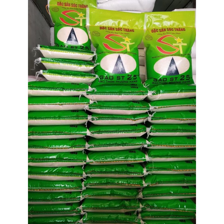 Gạo ST25 (Bao 5 ký Gạo Cao Cấp Mềm Cơm )