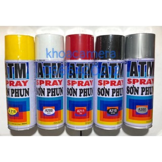Sơn xịt atm spray - sơn phun cầm tay đủ màu