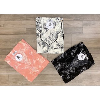 Bộ Bồ Ngủ Lụa Mango, Bộ Pijama Phối Ren PR01