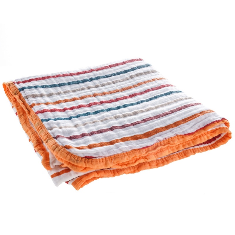 Chăn Quấn Em Bé Chất Liệu Cotton Mềm Mại Phong Cách Muslin