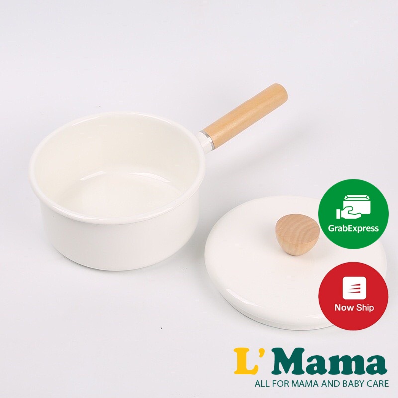 Nồi Sứ Modui Có Nắp - Nồi Nấu Bột Cháo Ăn Dặm Style Hàn Quốc Siêu Xinh Cho Bé