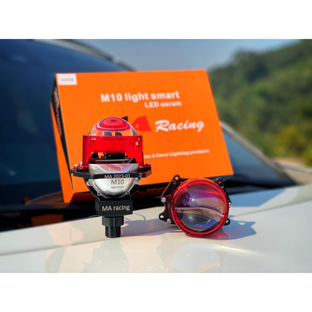 Đèn Pha Bi Cầu M10-V4 Light Smart [ 2023 ] Làm Sẵn Cả Chóa Đèn Ex150 ( 2019 - 2020) Chính Hãng Lê Lĩnh Vlog
