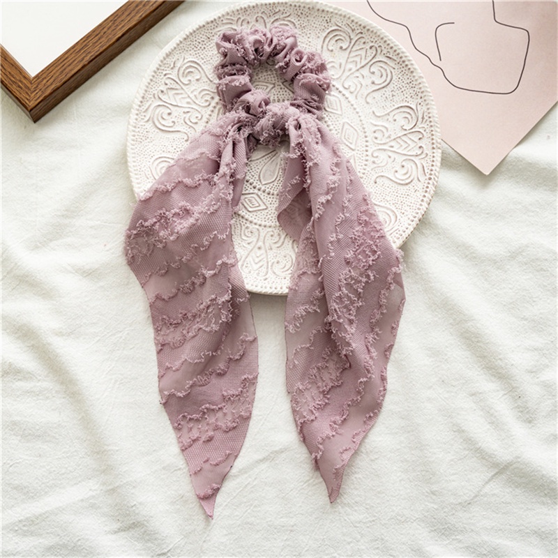 Dây Cột Tóc Vải Thắt Nút Dễ Phối Đồ Dành Cho Nữ