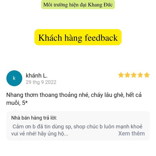 Hộp Nhang Muỗi - Hương Muỗi Thảo Mộc Tiêu Diệt Muỗi Ngay Phút Đầu Tiên Hương Thơm Nhẹ Nhàng Dễ Chịu