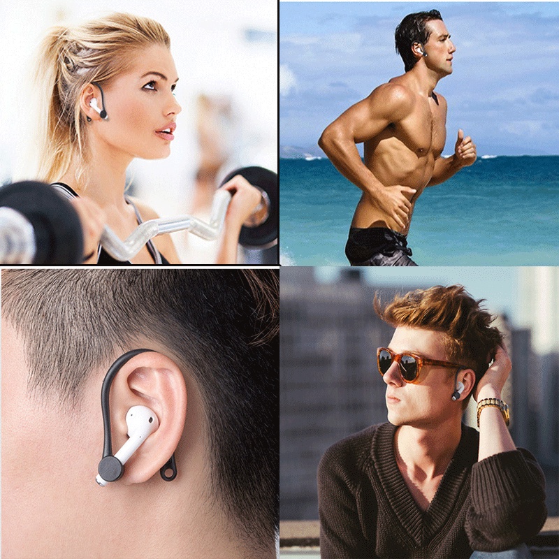 Sự Bảo Vệ Móc Giữ Tai nghe không dây Bằng Silicon Chống Thất Lạc Cho apple airpods