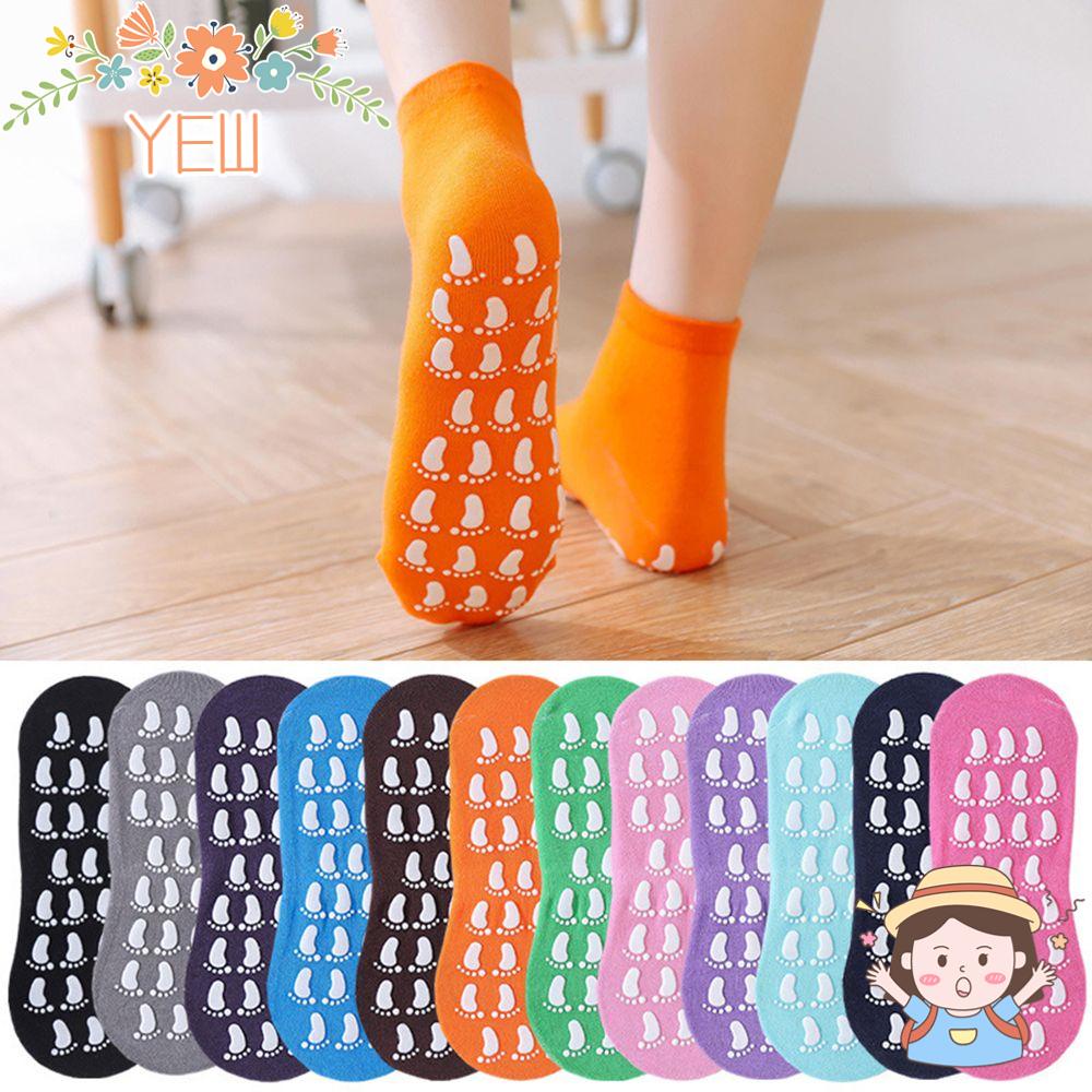 Vớ Nhung Dày Màu Trơn Thoải Mái Chống Trượt Tiện Dụng Tập Yoga / Thể Thao