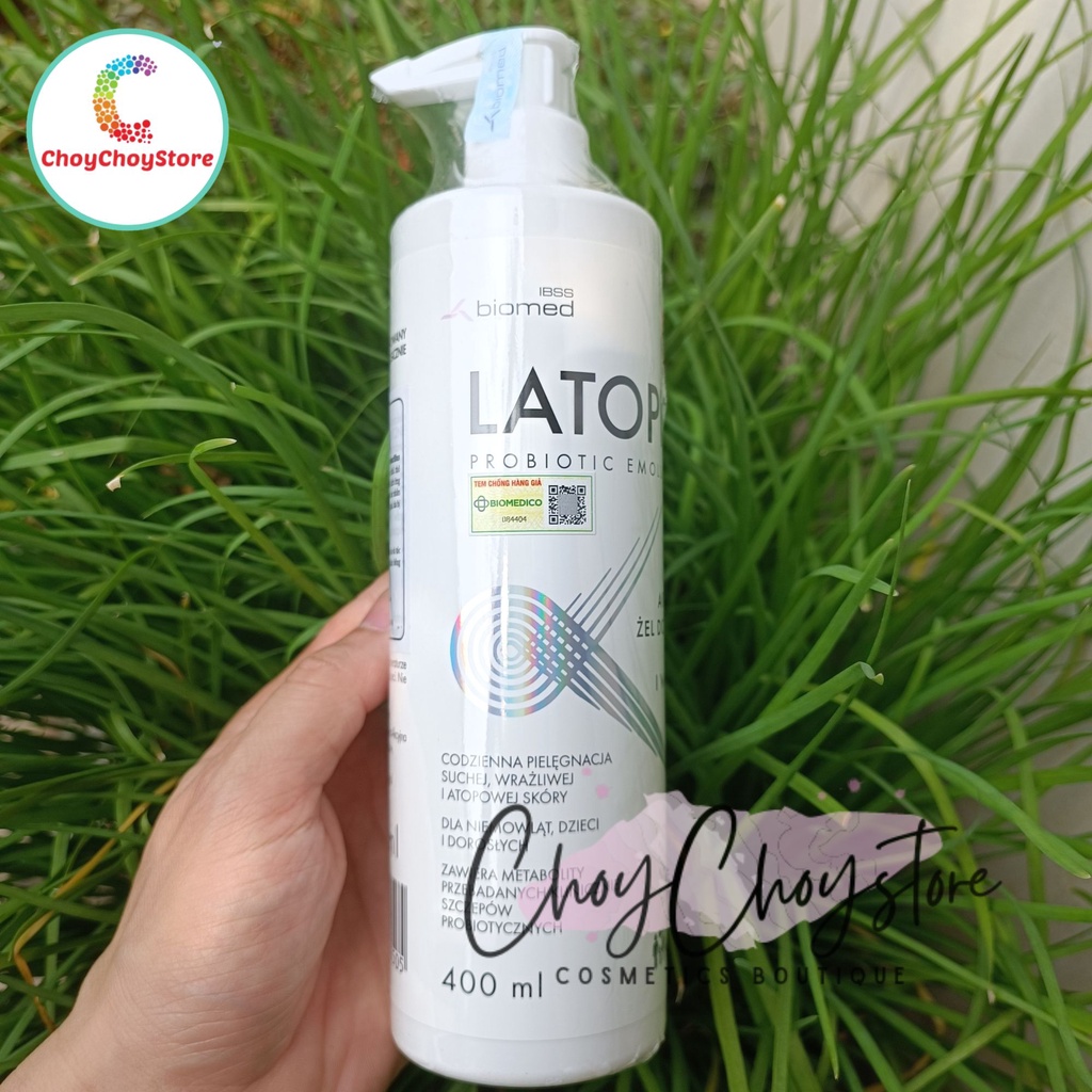 LATOPIC Body and Hair Wash Gel 400mL - Gel tắm gội  dành cho da kích ứng, dị ứng