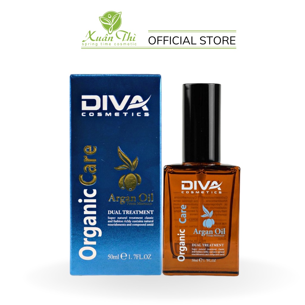 Tinh dầu dưỡng tóc DIVA Argan Oil phục hồi hư tổn , dưỡng ẩm cho tóc 50ml - Mỹ phẩm Xuân Thì