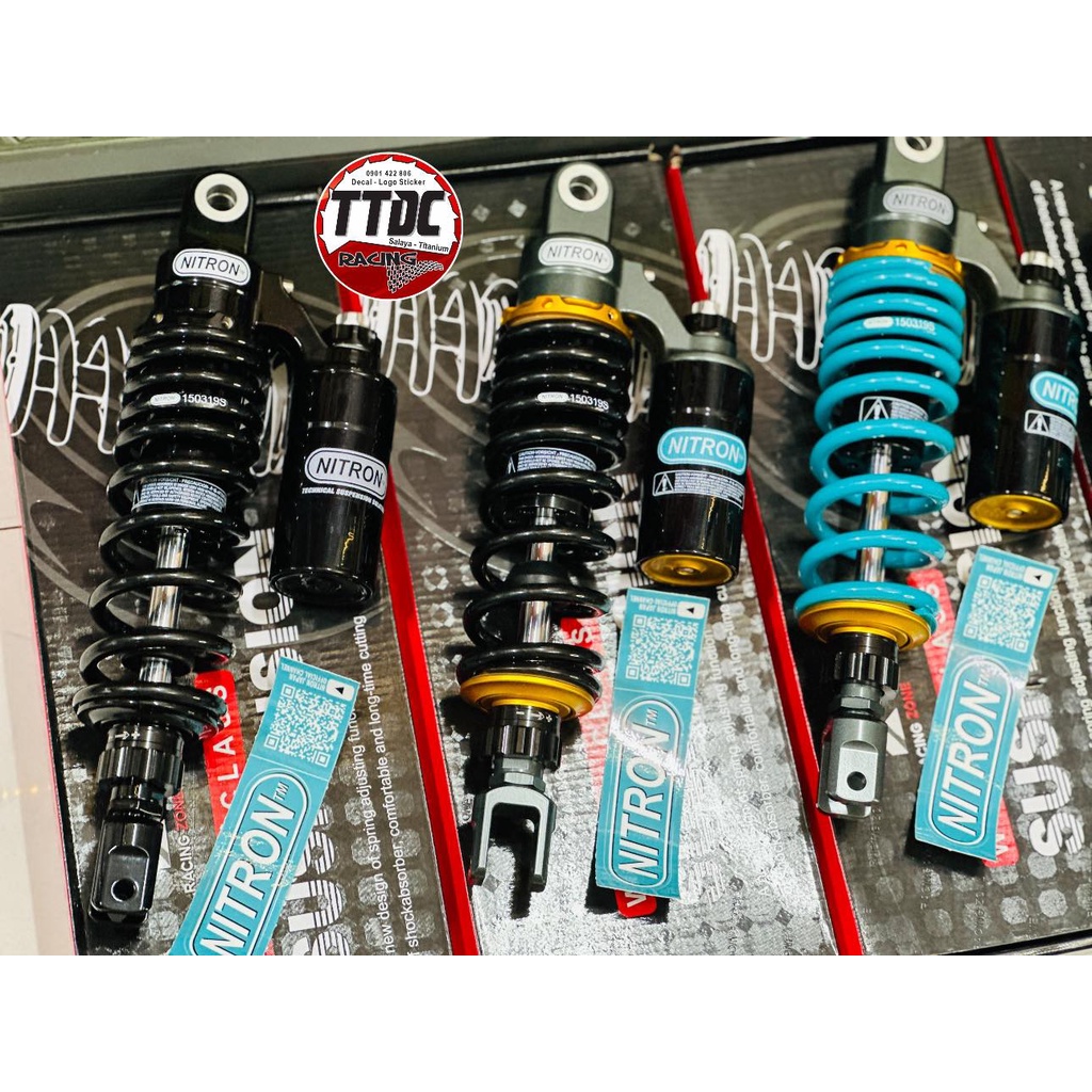 [ Giá 1 cây] Phuộc Nitron Vario Click Ab Vision Scoopy Lead tăng chỉnh thật bảo hành 12 tháng cực đẹp đủ màu ✌