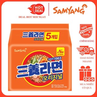 Lốc 5 gói mì samyang 120g/gói - mì ăn liền hàn quốc