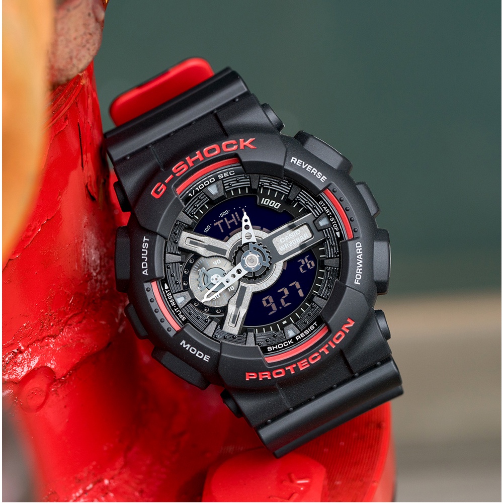 Đồng Hồ G-Shock HR Full Phụ Kiện - Đồng Hồ Nam Thể Thao Chống Nước Chống Va Đập Chạy Full Kim , Auto light