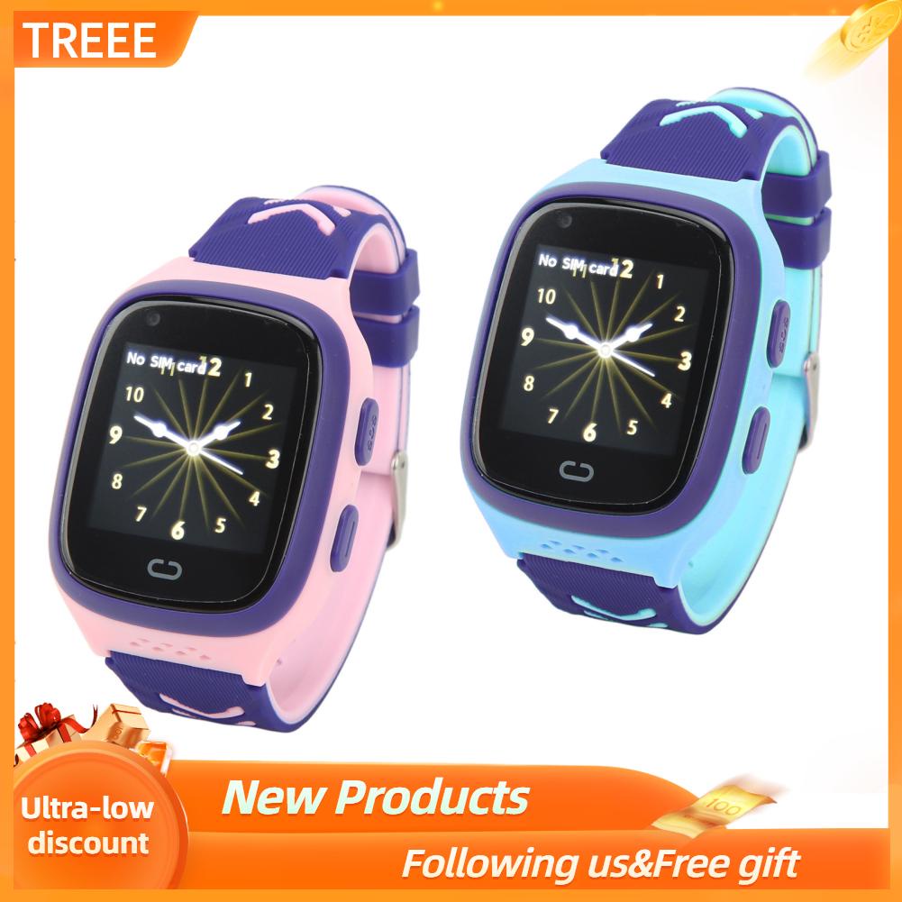 Treee LT31 4G Kids Smart Watch WIFI GPS Tracking Smartwatch Color Touch Screen Display Phone Support Voice Call Video for Girls Boys Holiday Gifts
