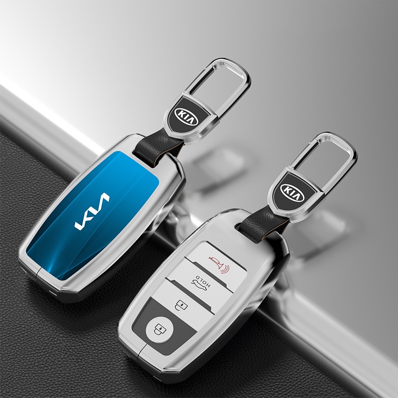 Bộ ốp khoá xe hơi hợp kim Carbon cho xe Kia Seltos