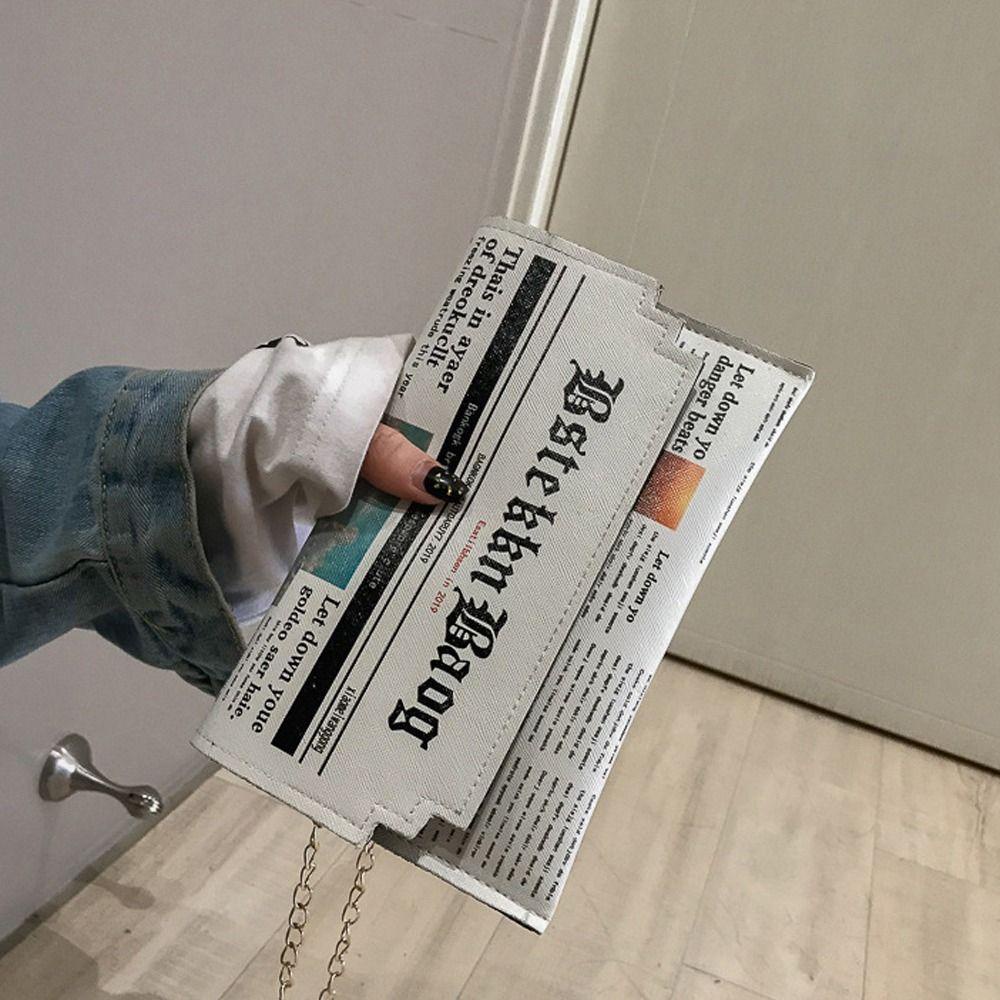 USNOW Túi Da PU Đeo Chéo Thanh Lịch Dễ Phối Đồ Cho Nữ