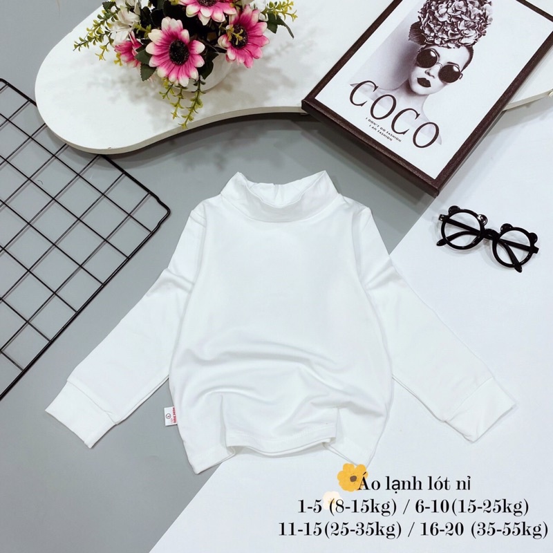 Áo lót nỉ cho bé 9 -22kg