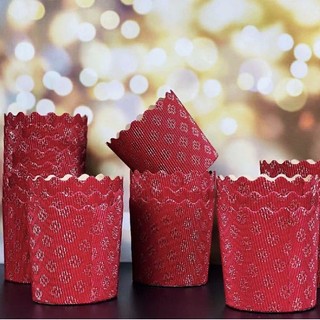 [5c] Cup khuôn giấy làm bánh panettone 3inch/5inch, đựng quà bánh kẹo