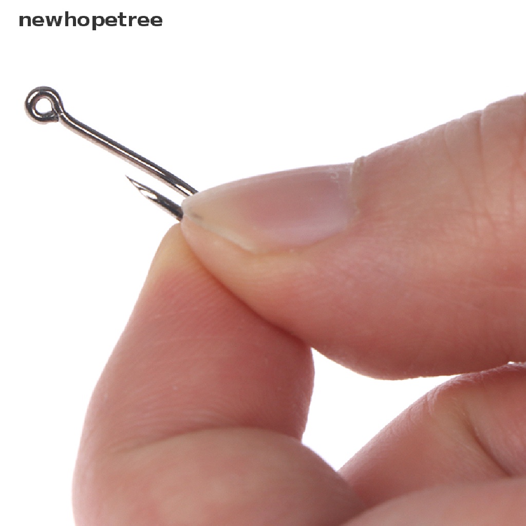 Hộp 100 Lưỡi Câu Cá Bằng Thép Carbon Cao Cấp Mềm Mại Tiện Dụng