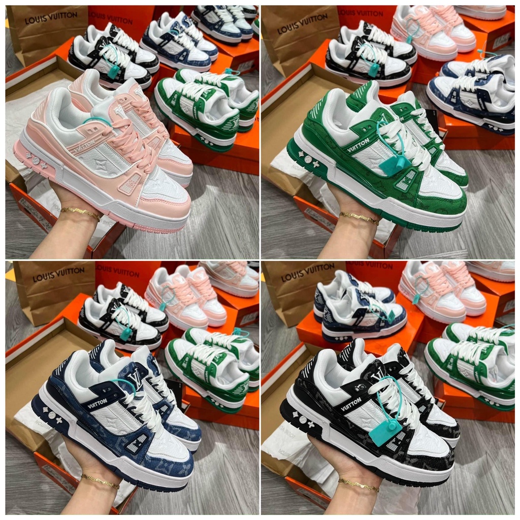 Giày Sneaker LV Nam Nữ,Giày LV, Louis Vuitton Trainer-Đủ màu Hot Hit 2022 - DUTI SHOP