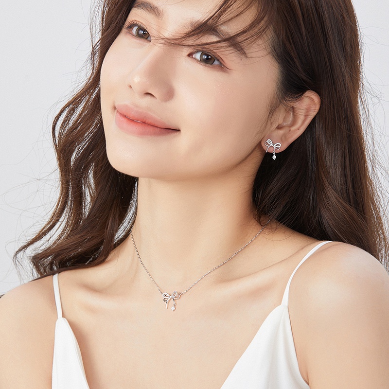 Dây Chuyền Bạc Nữ - Light Luxury Niche - Vòng Cổ Bạc Sterling M.Lady Jewelry