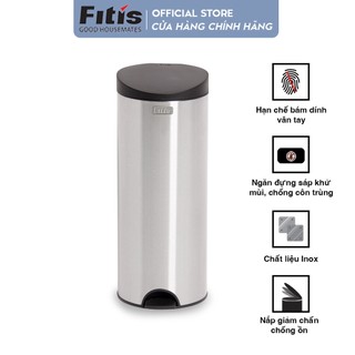 Thùng rác fitis premium - đạp tròn lớn - 15l