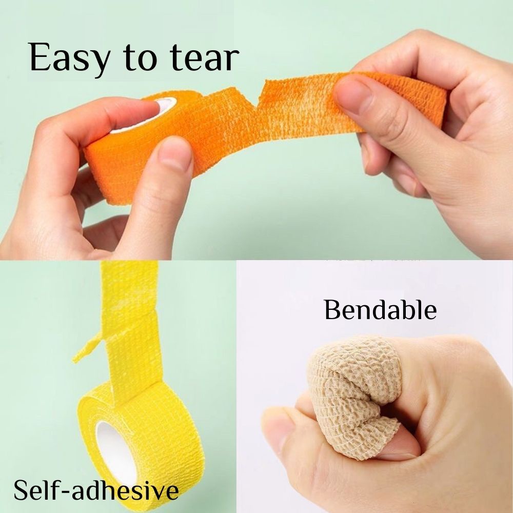 Cuộn băng dán co giãn hỗ trợ bảo vệ mắt cá chân/tay