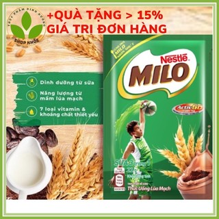 bột milo sữa 3 in 1 gói 22g