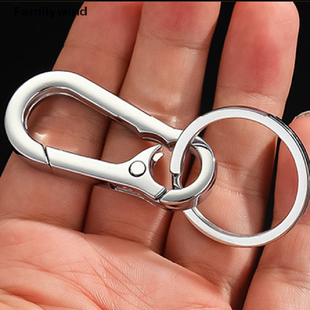 Móc Khóa Kẹp Thắt Lưng Bằng Thép Không Gỉ Chống Thất Lạc Cho Gia Đình