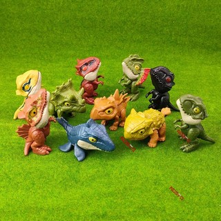Xây Dựng Xếp Hình Minifigures Khủng Long Triceratops Xám T-Rex Ankylosaurus Dilophosaurus Mini Nhân Vật Đồ Chơi Quà Tặng