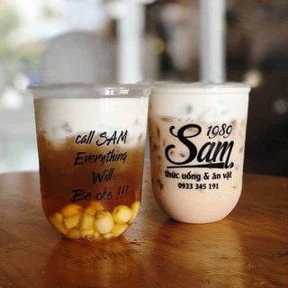 50 ly PP ĐÁY BẦU trà sữa (500ml / 700ml)