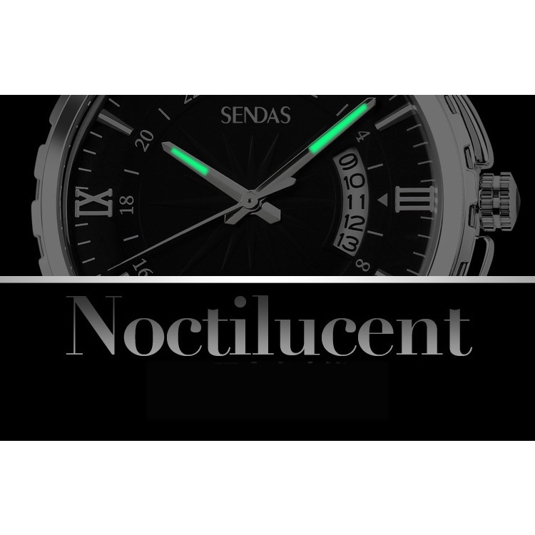 Mới Đồng Hồ Nam Dây Thép Không Gỉ Thiết Kế Sang Trọng