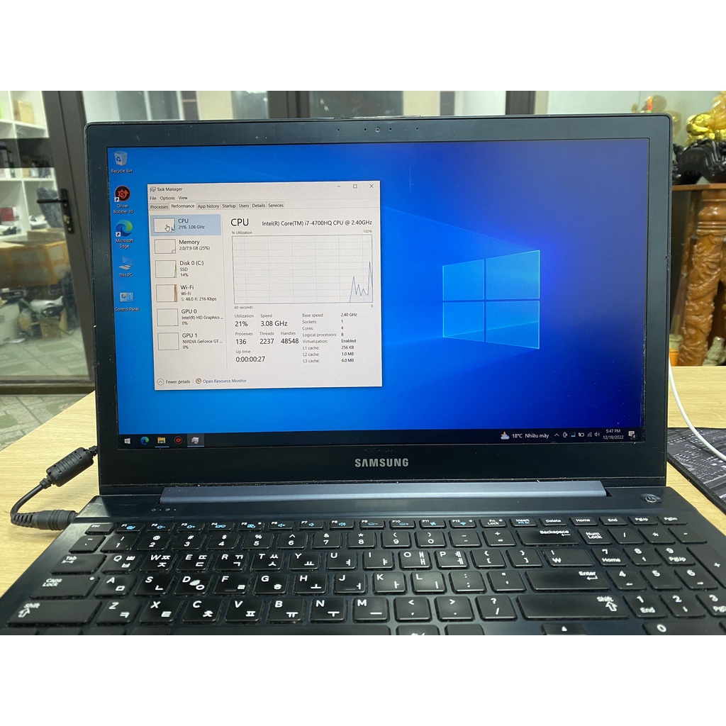 Laptop Samsung 870 Z5G