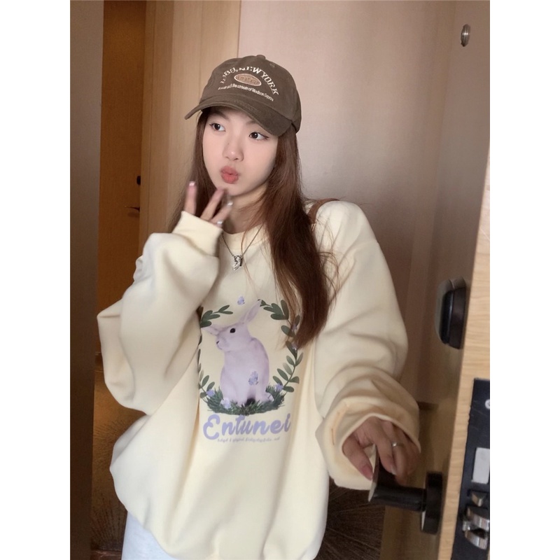 NRVP Áo Thun Nữ Dài Tay 100% Cotton Phong Cách Hàn Quốc Thời Trang Mới 2023