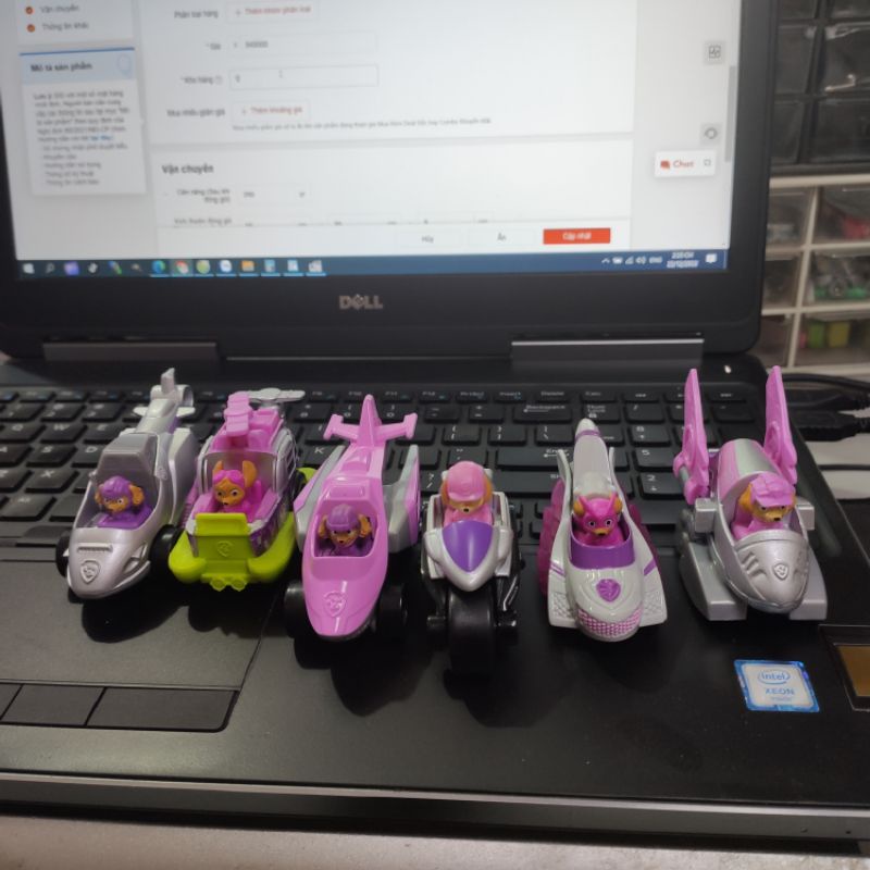 Đồ chơi mô hình Paw Patrol và chó liền Skye mạo hiểm