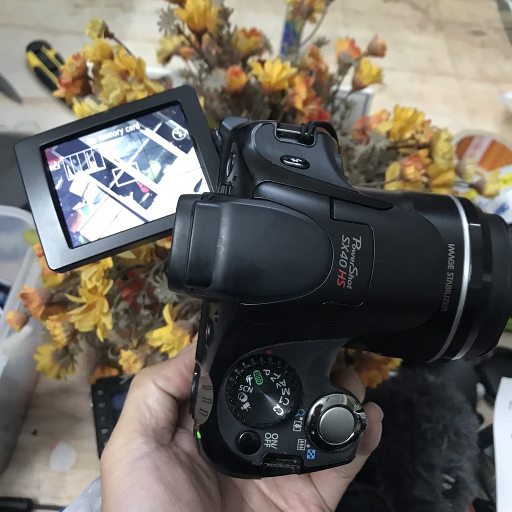 Máy ảnh Canon SX40HS màn hình lật zoom 35x