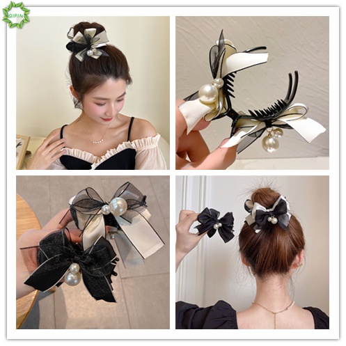 Kẹp Tóc Đuôi Ngựa Hình Nơ Xinh Xắn Cho Nữ